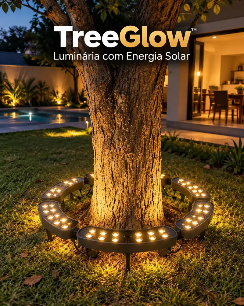 TreeGlow - Luminária Led com Energia Solar — foto 1