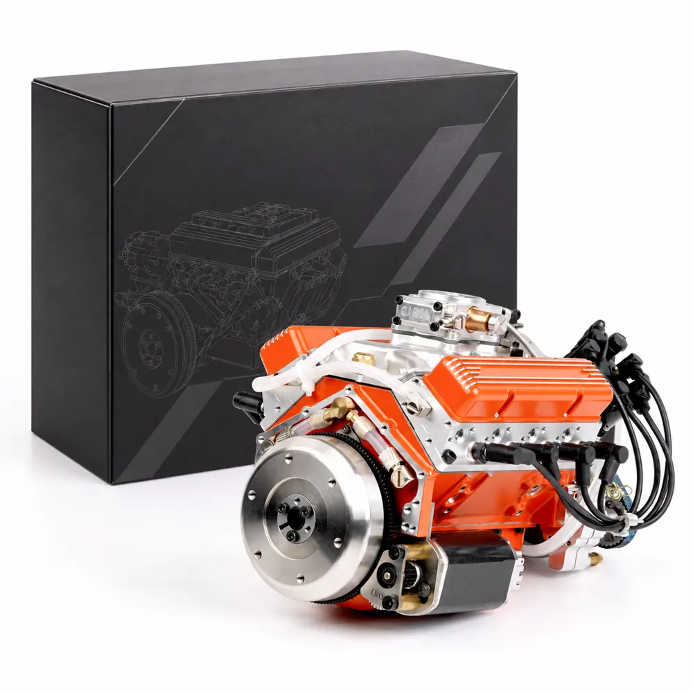 Kit de Motor V8 de Mesa 1/6, 4 Tempos, 44cc, Refrigerado a Água, OHV, Gasolina, Modelo Small-Block — foto 5