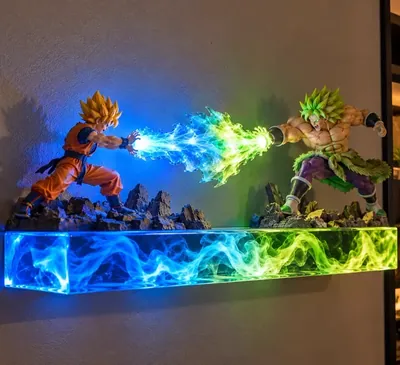 Prateleira Luminosa Choque de Energia — Display de Batalha