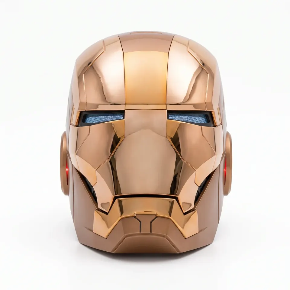 IronMask™ no acabamento dourado