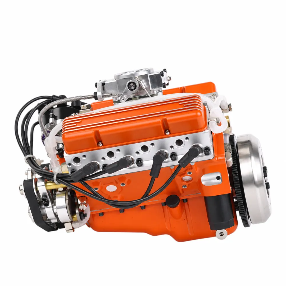 Kit de Motor V8 de Mesa 1/6, 4 Tempos, 44cc, Refrigerado a Água, OHV, Gasolina, Modelo Small-Block — foto 9